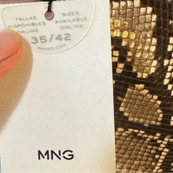 Mango Snakeskin Heeled Boots - Picture 6 of 11